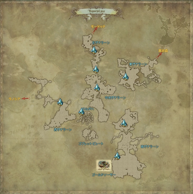 WorldMap-ザナラーン